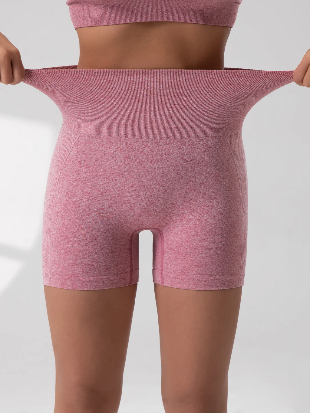 2PCS Tie Dye Butt Lifting Sexy Gym Shorts Woman