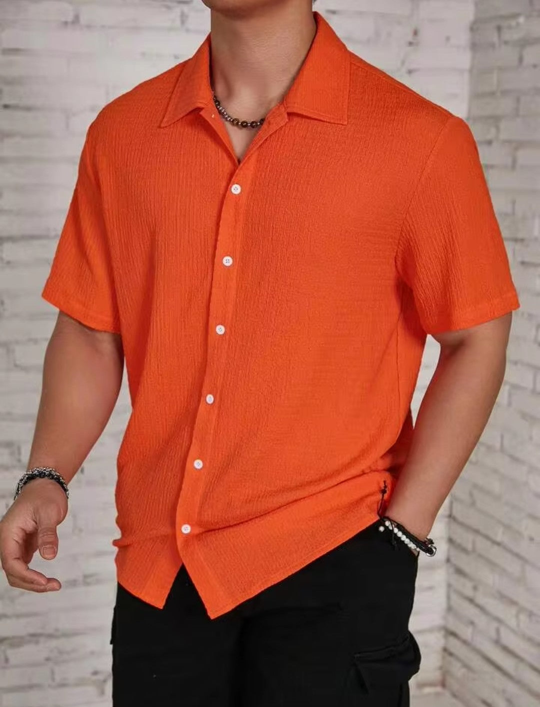Loose fit casual shirt